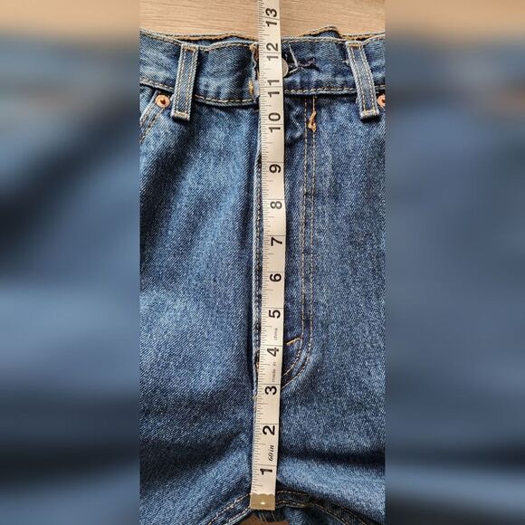 Levi’s 505 Men’s 36x30 Straight Leg Blue Rigid Denim Jeans 100% Cotton - Picture 4 of 8